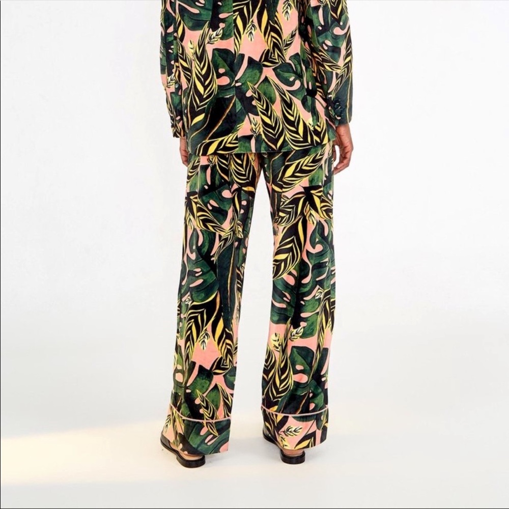 Farm Rio Pale Leaf Pants